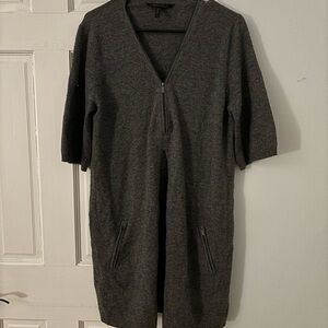 BCBGMaxAzria Charcoal Knit Dress